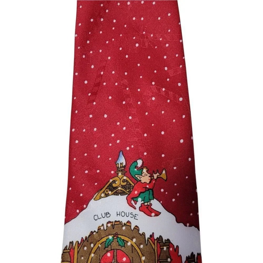 Yule TIE Greetings Christmas Neck Tie Hallmark Mens 57